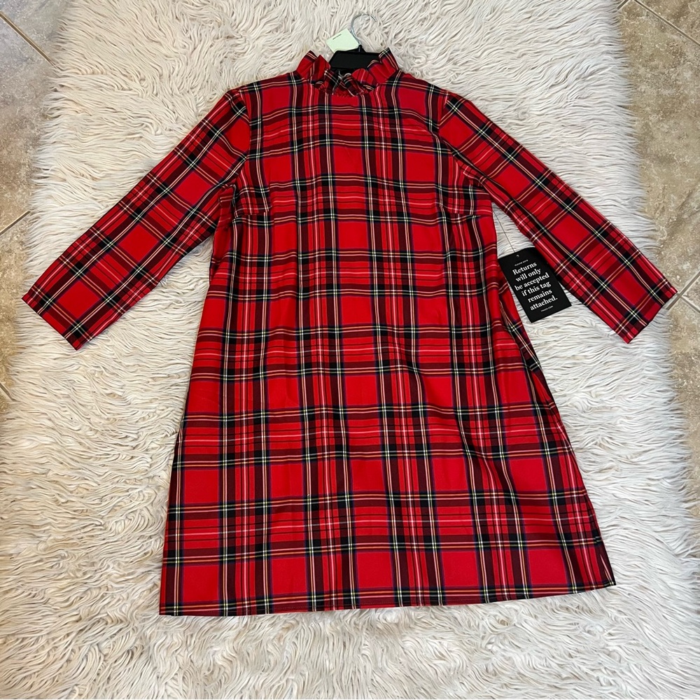Tuckernuck Royal Stewart Tartan Daphne Minidress